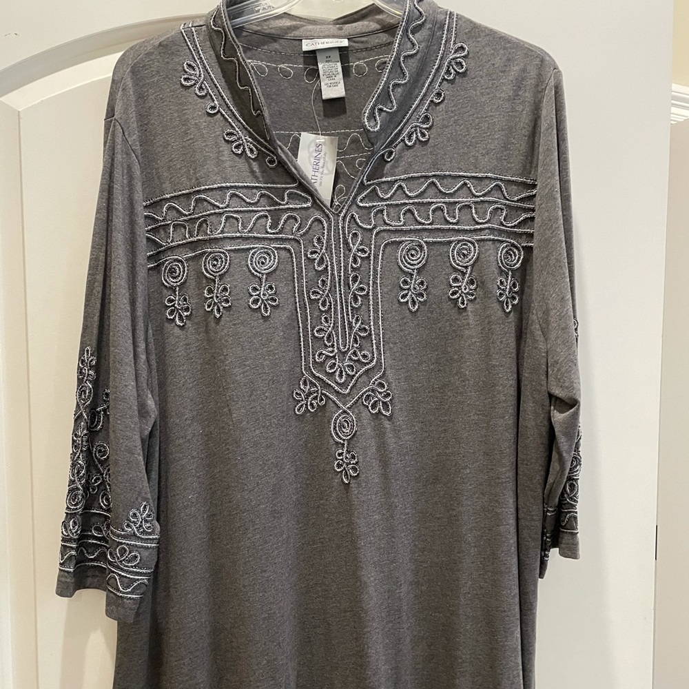 Gray tunic